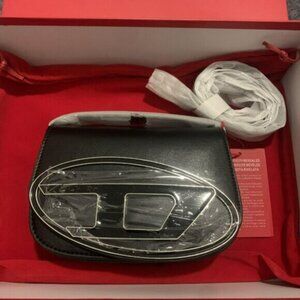 Diesel Black and Silver Women's Bag